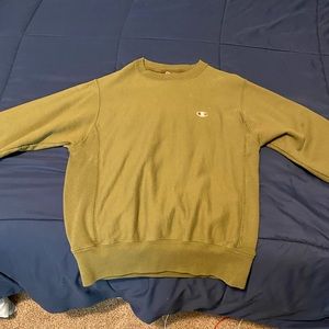 champion crew neck hoodie in perfect condition